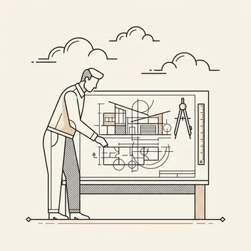 Fine Line Simple Modern